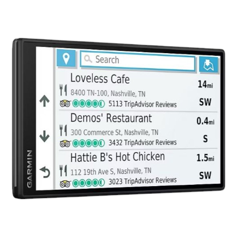 Garmin DriveSmart 55 LMT 5.5" GPS Navigation System w/ Wi-Fi, Lifetime Maps & Vehicle Suction Cup Mount 010-02037-08