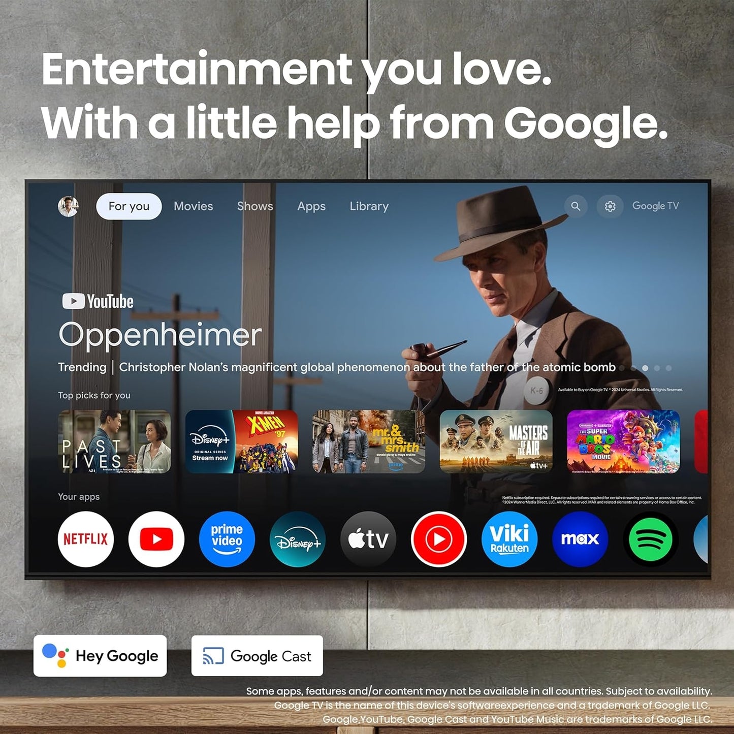 Hisense 100" Class U7 Series MiniLED QLED UHD 4K HDR Smart Google TV (2025) 100U75QG