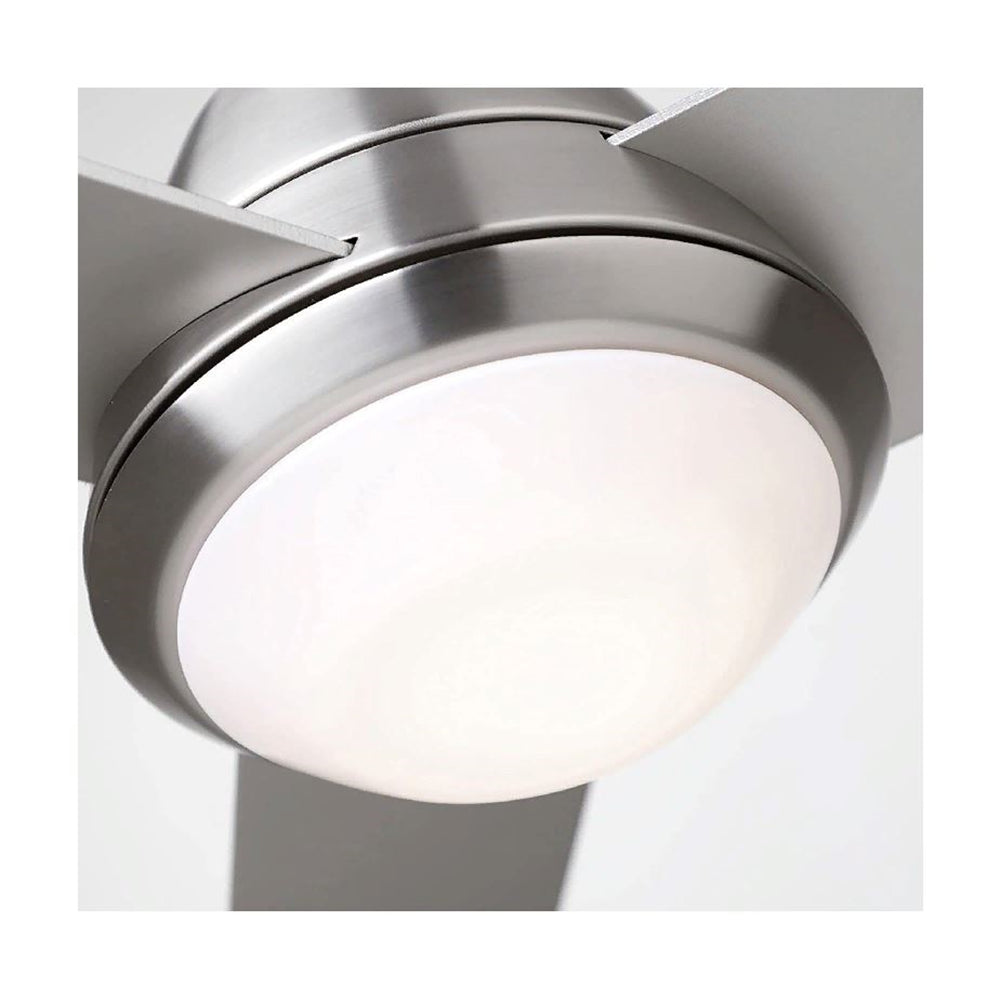 Emerson CF370BS Geode 52" Ceiling Fan with LED Light, Brushed Steel