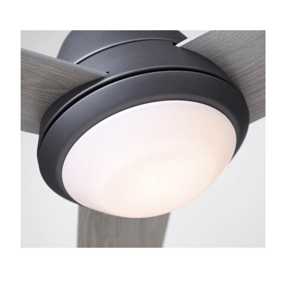 Emerson Geode 52" Graphite Ceiling Fan LED Light - Timber Gray Blades CF370GRT