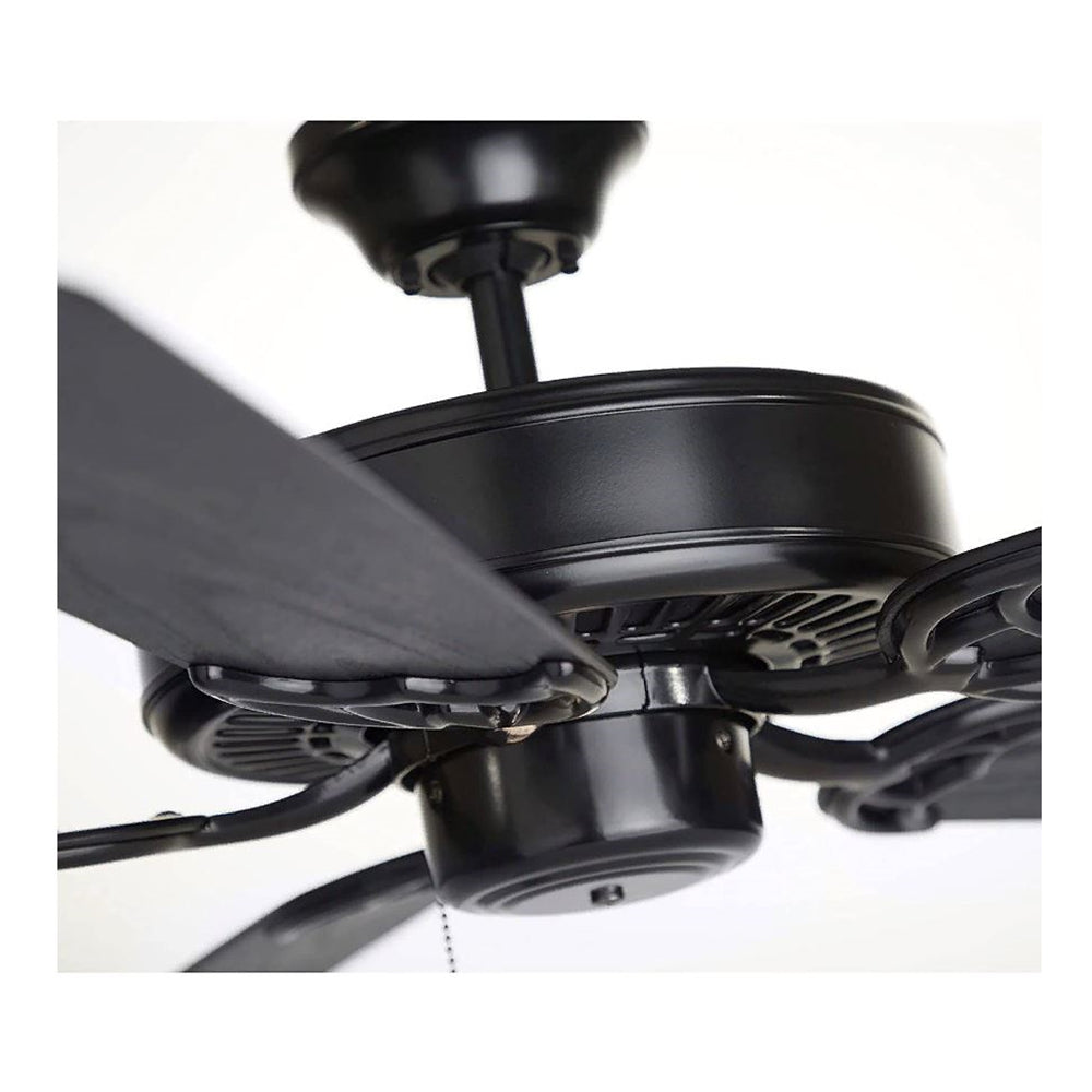 Emerson Fans CF652BQ 52" Summer Night Energy Star Outdoor Barbeque Black Ceiling Fan (Light Kit NOT Included)