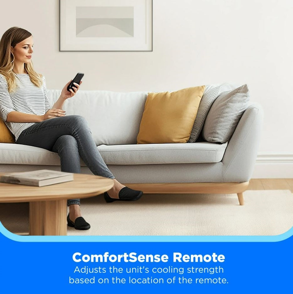Midea 5,000 BTU Portable Air Conditioner with ComfortSense Cools up to 150 sq. ft. MAP05R1AWWT-T