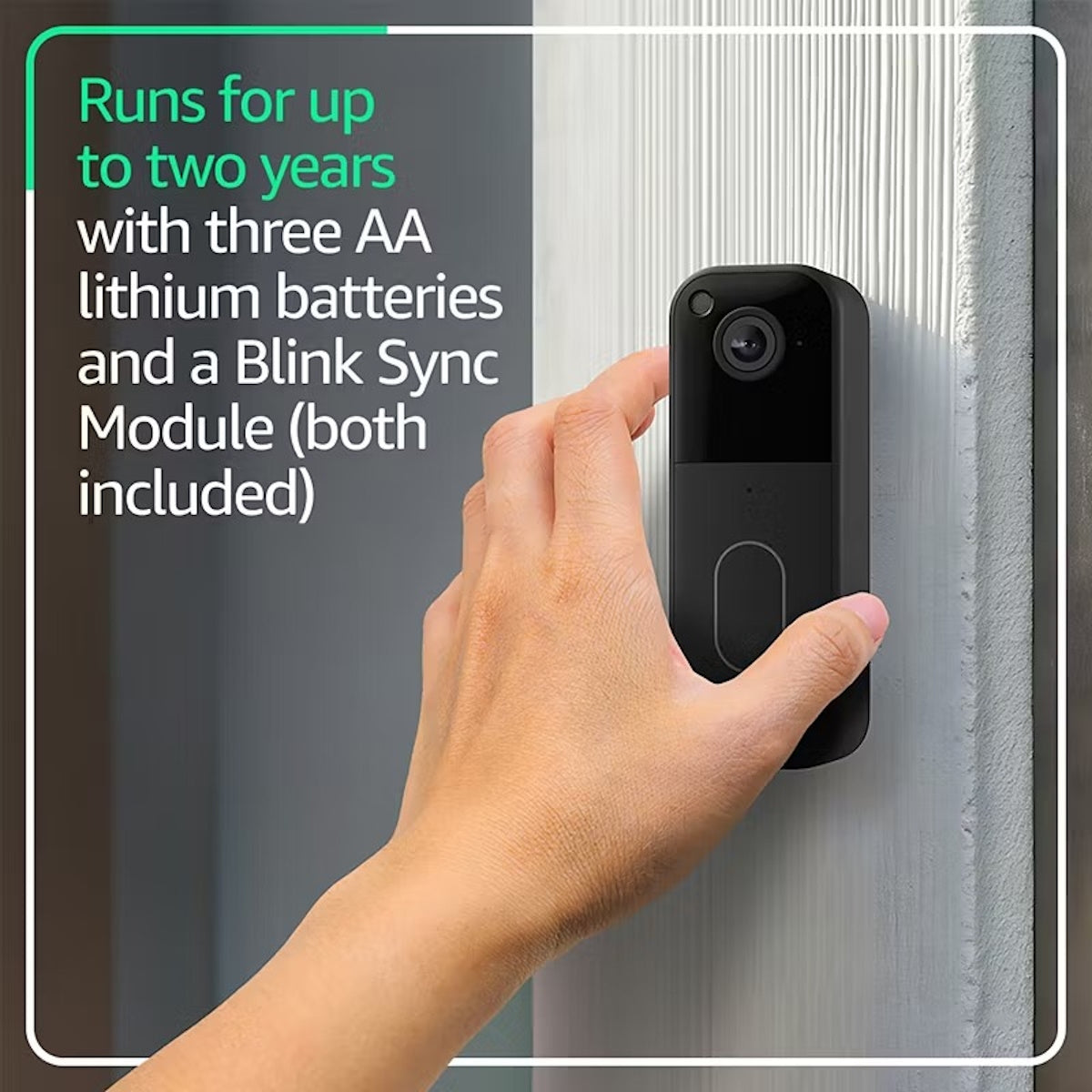 Blink Wireless Video Doorbell System (2nd Generation) and Mini Indoor Camera BJSDRBLLPLS2