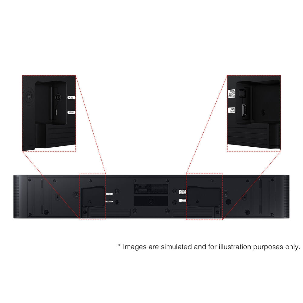 Samsung S-series All-in-one 5.0ch. Wireless Dolby ATMOS Soundbar w/ Q-Symphony HW-S60D/ZA