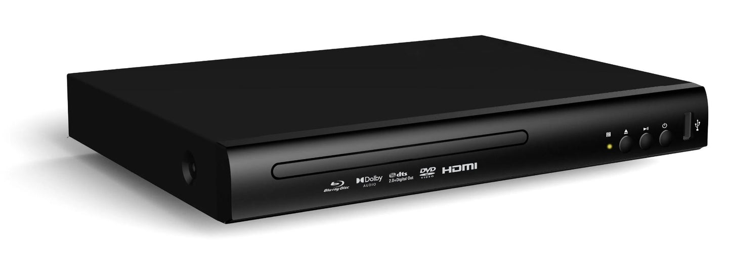 ONN Blu-ray Player HD Video Output up to 1920x1080 pixels 100147615 Black