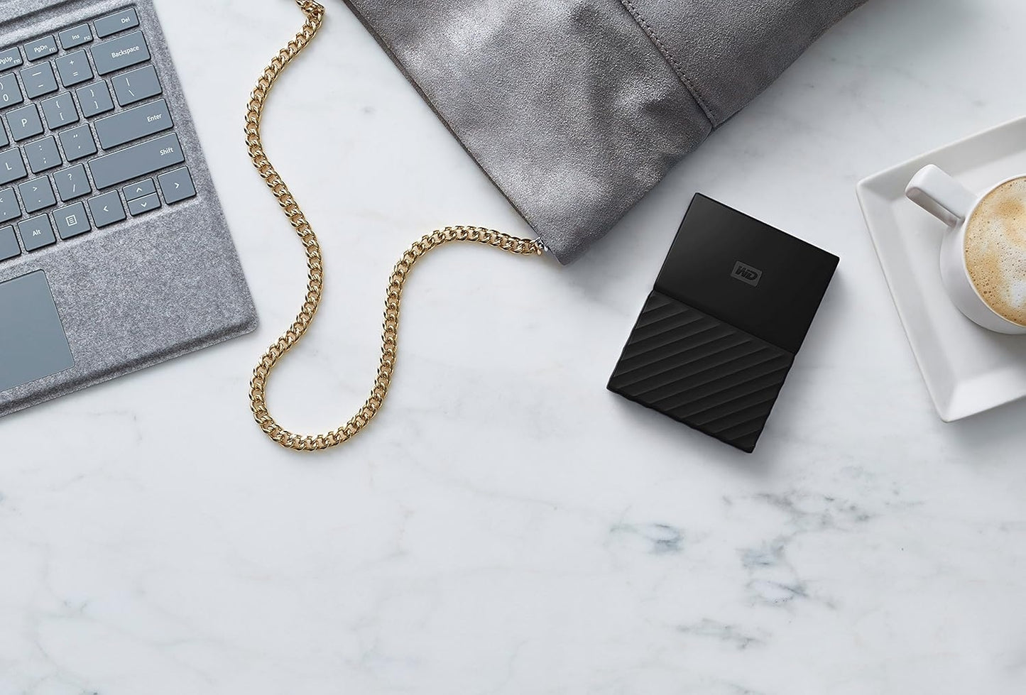 WD My Passport 2TB External USB 3.0 Portable HDD w/ Hardware Encryption BLK WDBS4B0020BBK