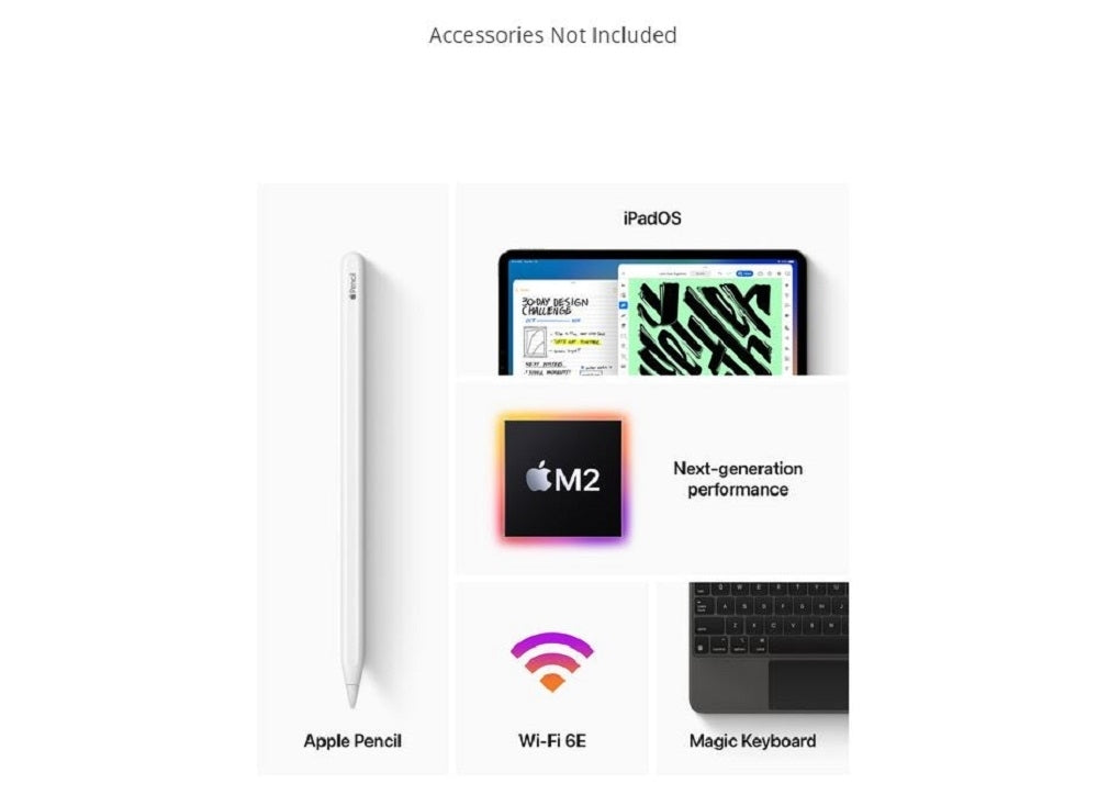 Apple 12.9-Inch iPad Pro (6th Generation) M2 chip Wi-Fi - 256GB - Space Gray