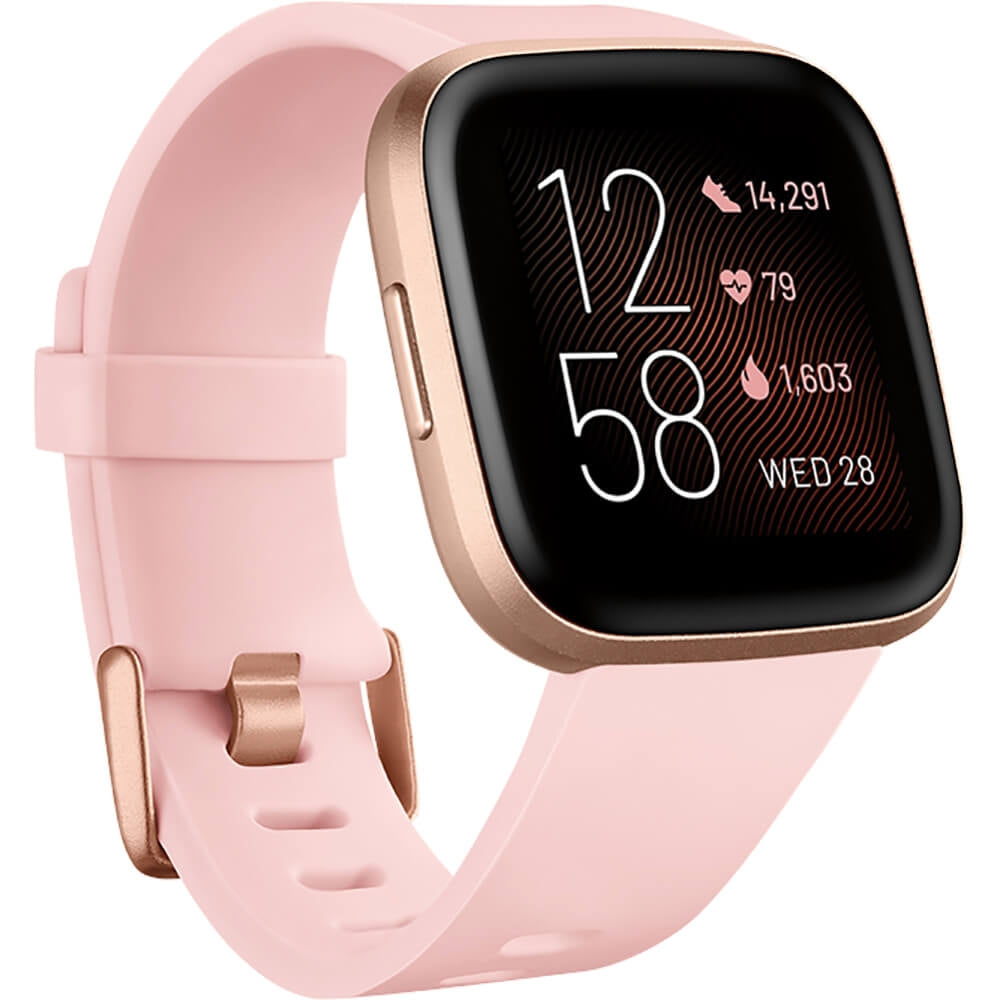Fitbit Versa 2 Health and Fitness Smartwatch Copper Rose FB507RGPK