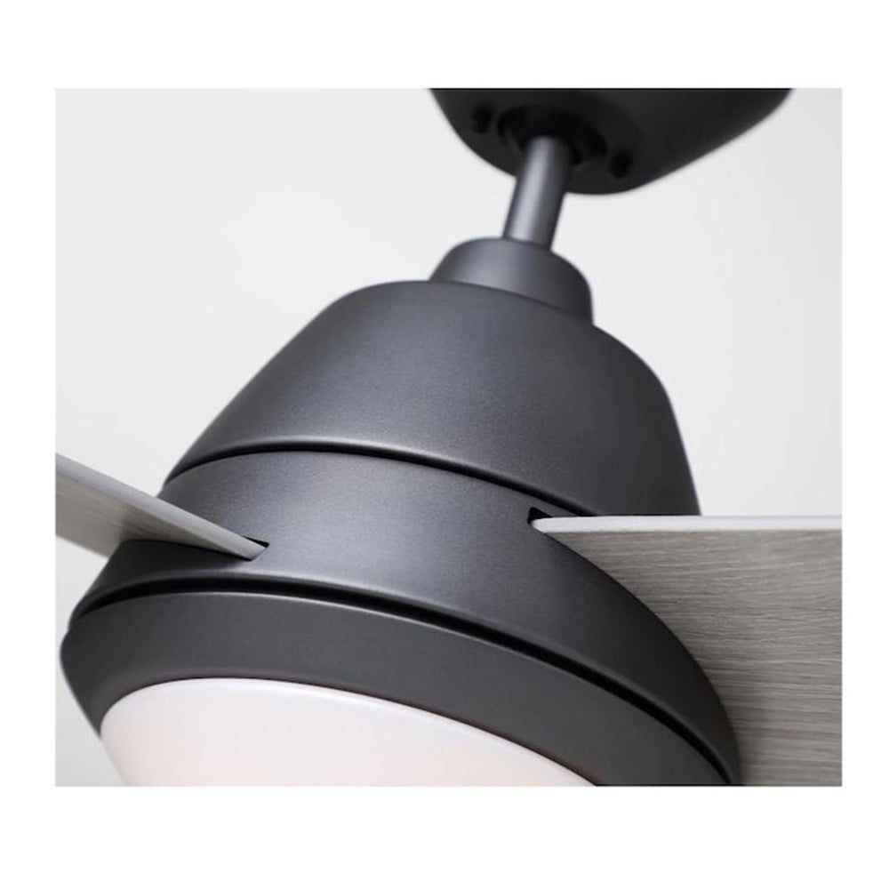 Emerson Geode 52" Graphite Ceiling Fan LED Light - Timber Gray Blades CF370GRT