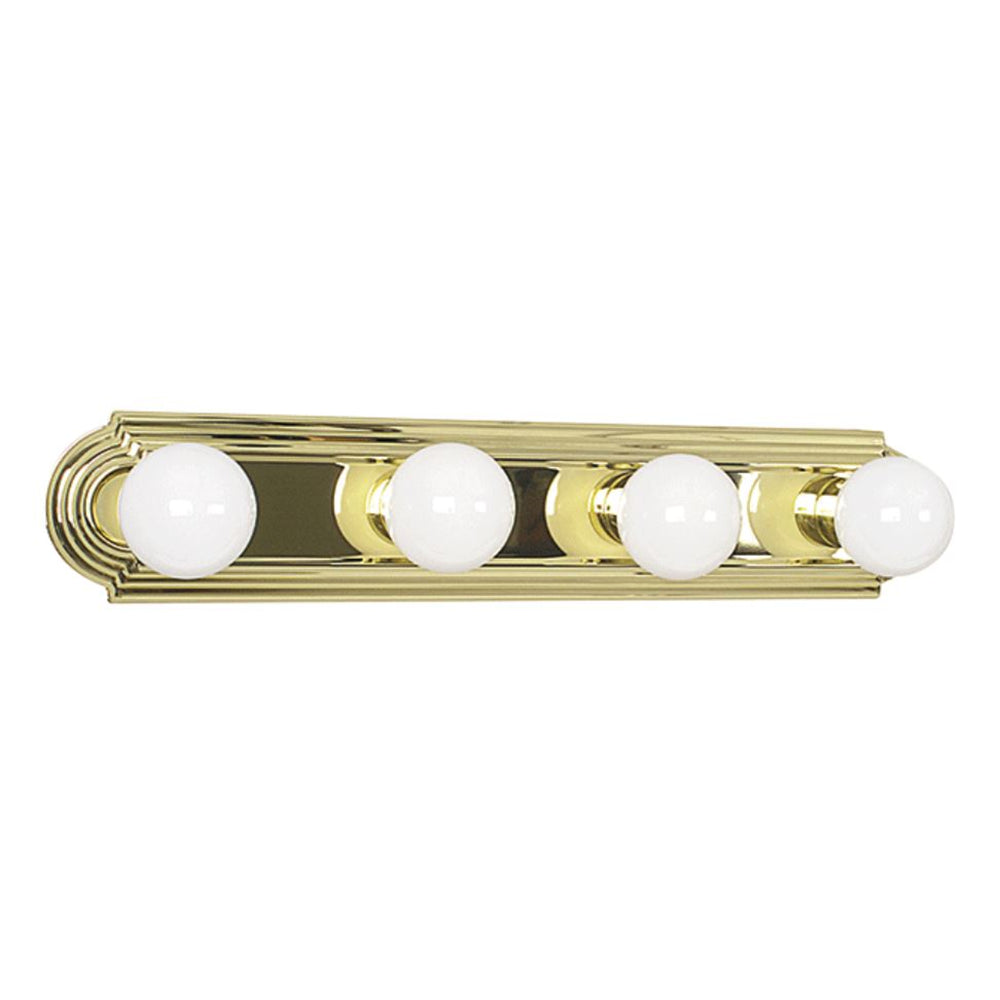 Sunset Lighting 4-Light Vanity Polished Brass Finish F3542-10