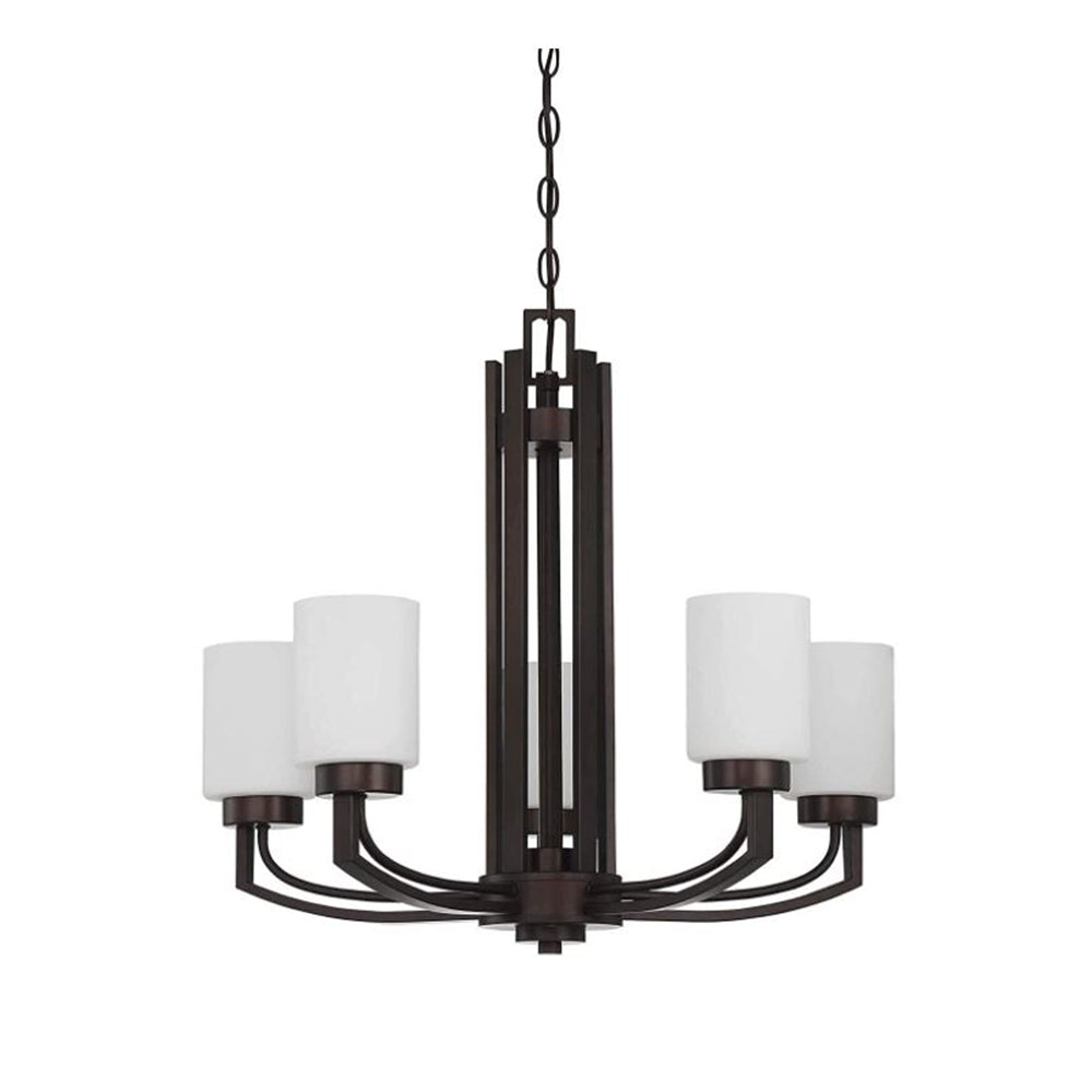 Sunset Lighting Hadley 5-Light 100W Chandelier Provincial Bronze - F22005-64