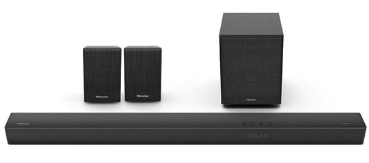 Hisense U5120GW+ 7.1.2ch Premium Sound Bar with Wireless Subwoofer 570W Hi-Res Audio Bluetooth 4.2 - Excellent - Refurbished