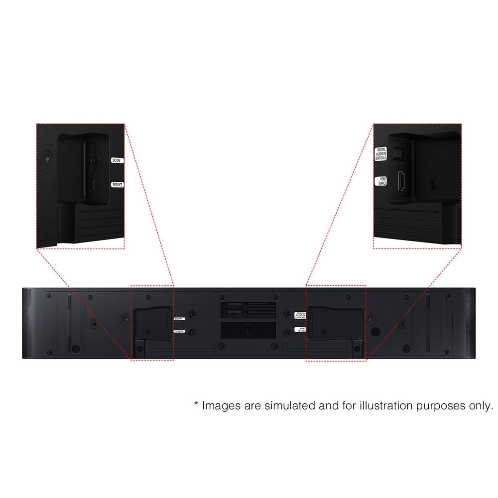 Samsung S-series All-in-one 5.0ch. Wireless Dolby ATMOS Soundbar w/ Q-Symphony HW-S60D/ZA