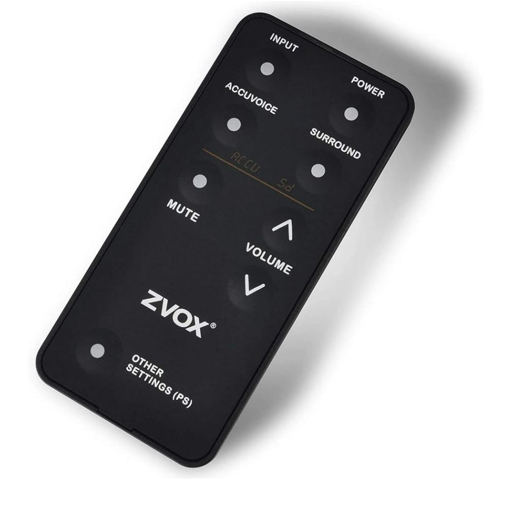 ZVOX AccuVoice AV355 Low-Profile Soundbar Black 4003551