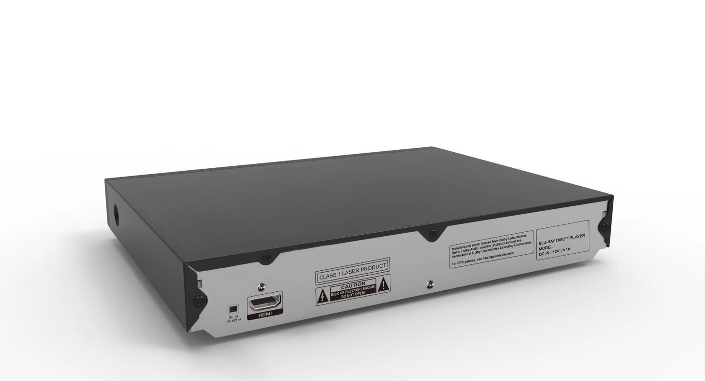 ONN Blu-ray Player HD Video Output up to 1920x1080 pixels 100147615 Black