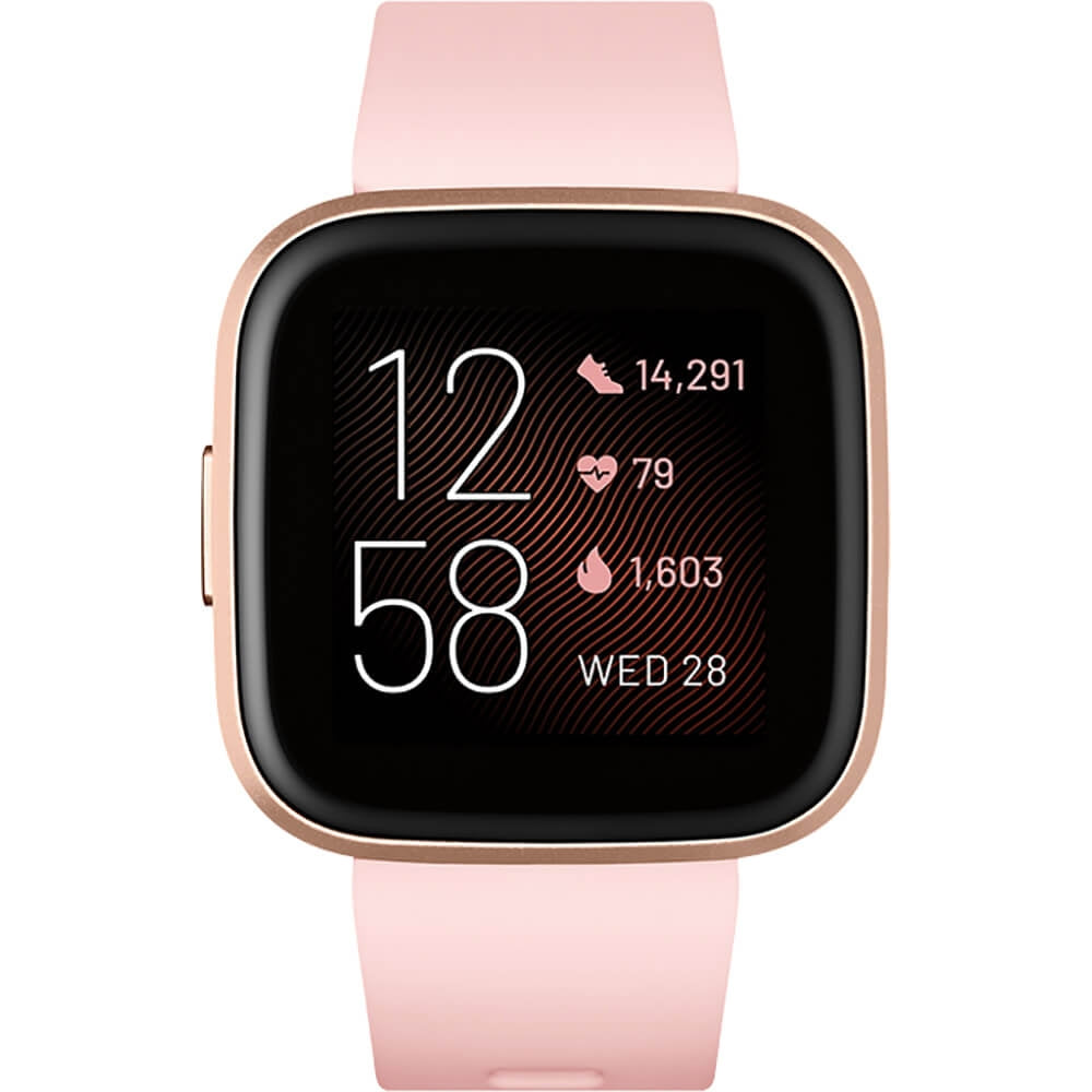 Fitbit Versa 2 Health and Fitness Smartwatch Copper Rose FB507RGPK