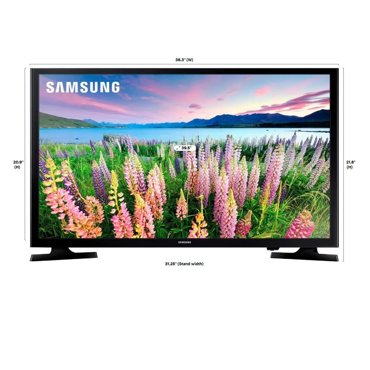 Samsung 40" Class 5 Series LED Full HD Smart Tizen TV UN40N5200AFXZA