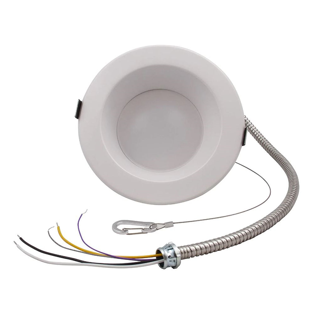 Luminance Sunset Lighting F9616-30 Pro Fixture ES Led Six Inch Downlight, Aluminum Dimmable with White Finish
