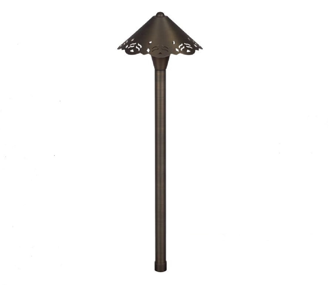 Sunset 12V Cast Brass Pathway Light, Matte Bronze Finish FG1538-75