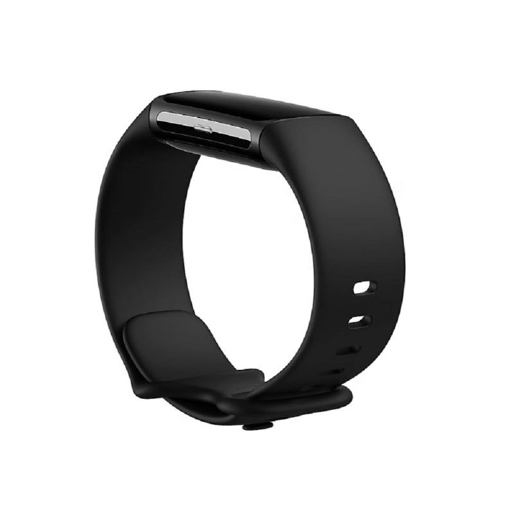 Fitbit Charge 6 Black Health & Fitness Tracker Bundle w/ Bonus White Band GA05183WHTBJ