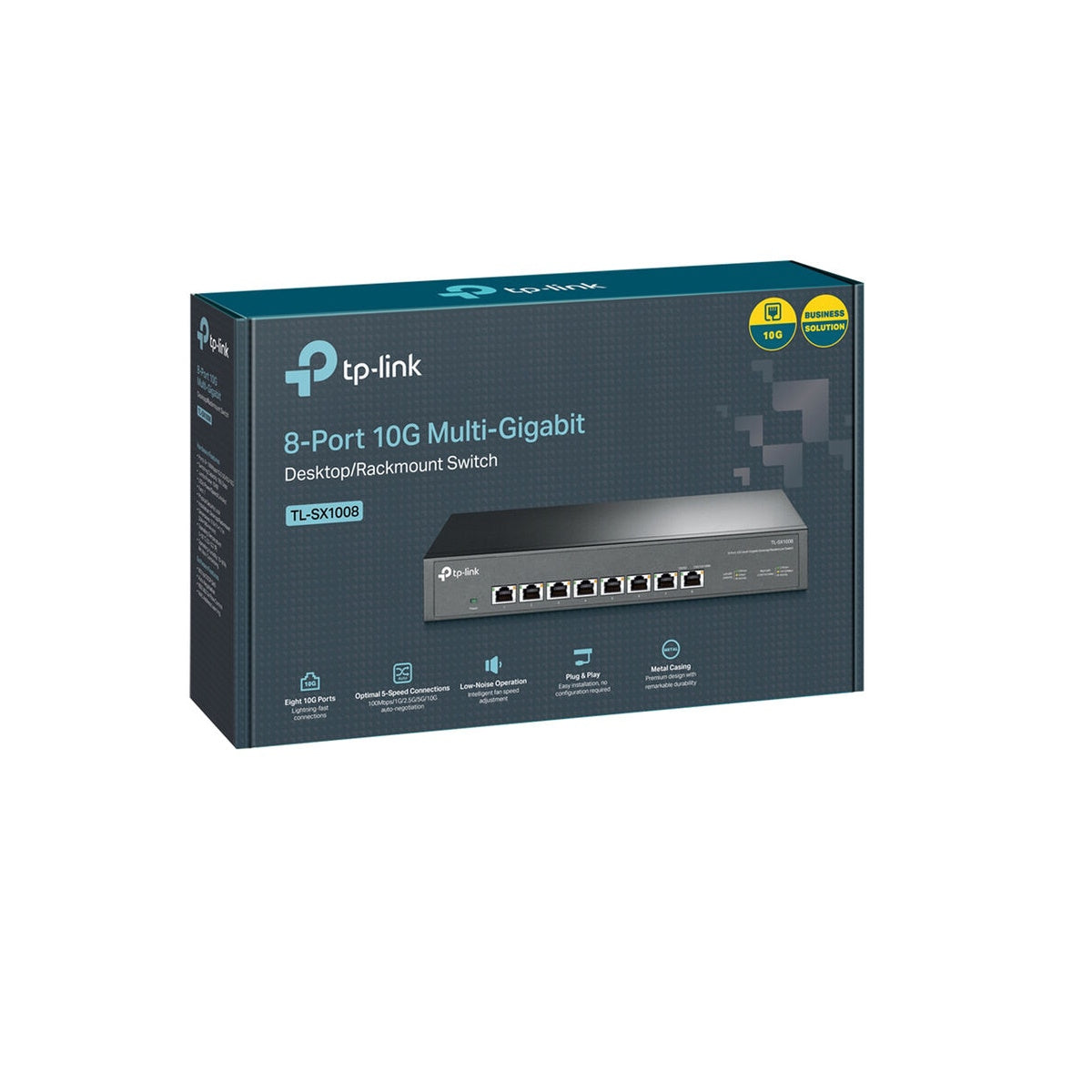 TP-Link TL-SX105, 5 Port 10G/Multi-Gig Unmanaged Ethernet Switch