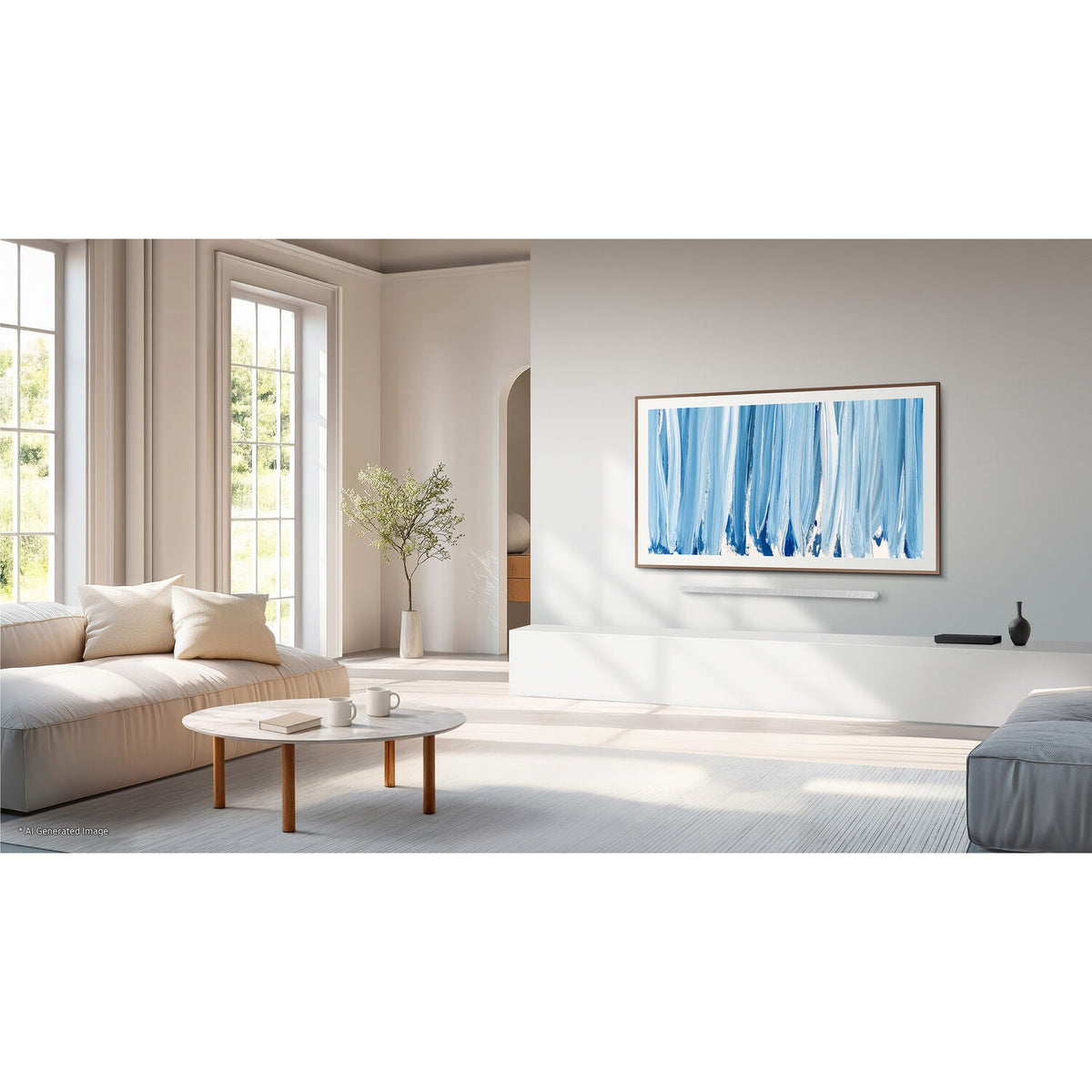Samsung LS03HW The Frame Pro 65" 4K HDR Smart Quantum Dot Mini-LED TV QN65LS03HWFXZA