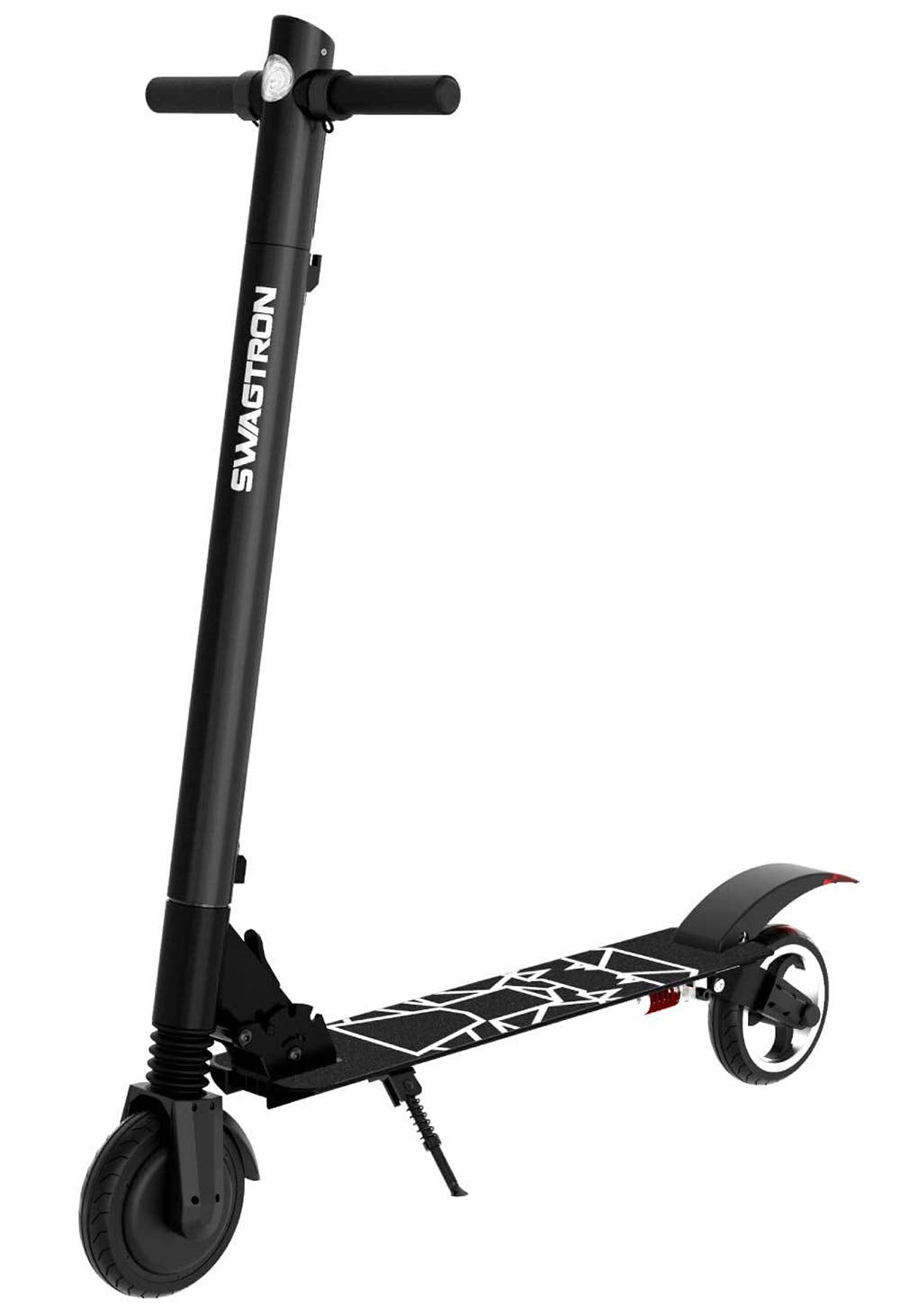 Swagtron Swagger 2 Plus Foldable Recreational Electric Scooter for Young Adults & Teens, Up to 220 lbs., Travel Range of 6.4 miles - 90228-2