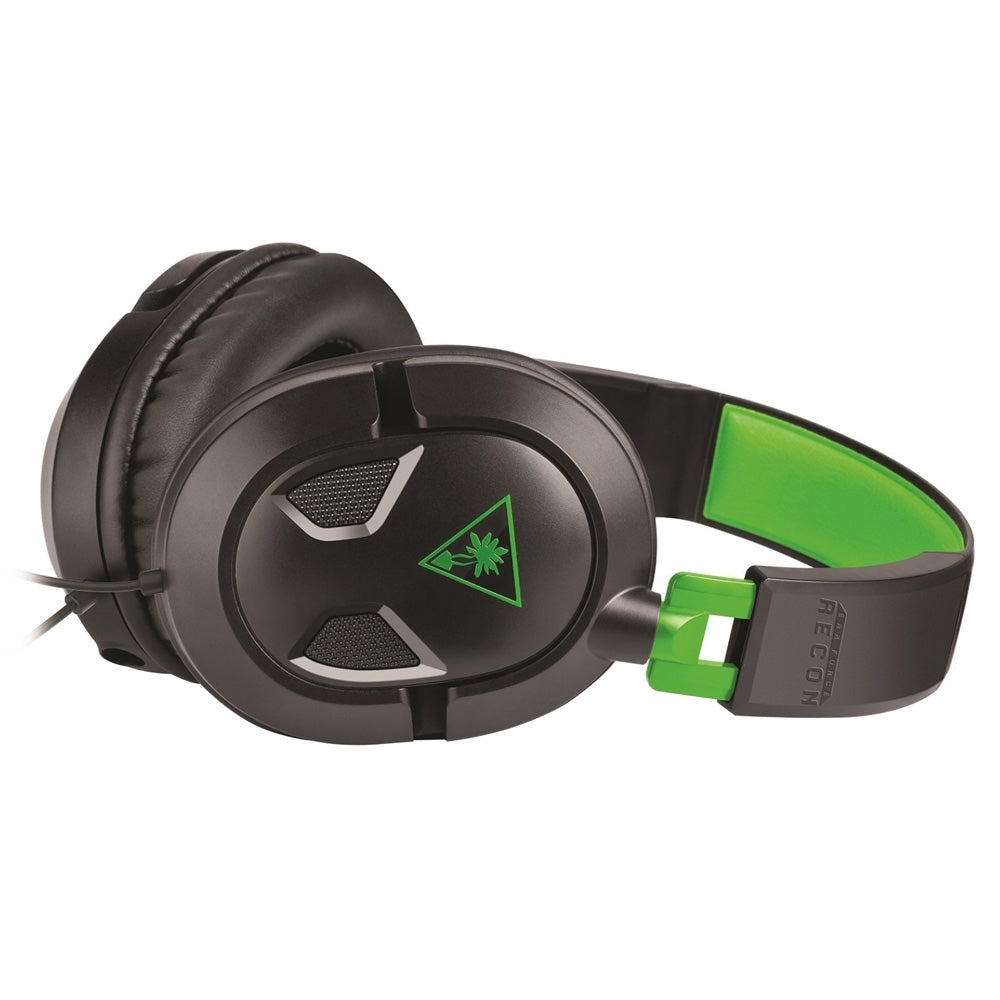 Turtle Beach - Recon 50X Wired Gaming Headset for Xbox Series X|S, Xbox One, PS5, PS4, PS4 Pro, PC & Mobile - Black/Green TBS-2303-05