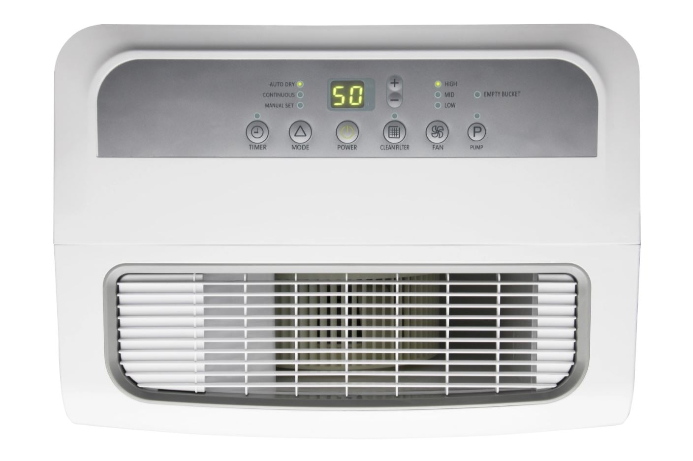 Hisense 60-Pint Capacity, 4500 sq. ft. Coverage, Built-In Pump Dehumidifier DH6024KP1WG
