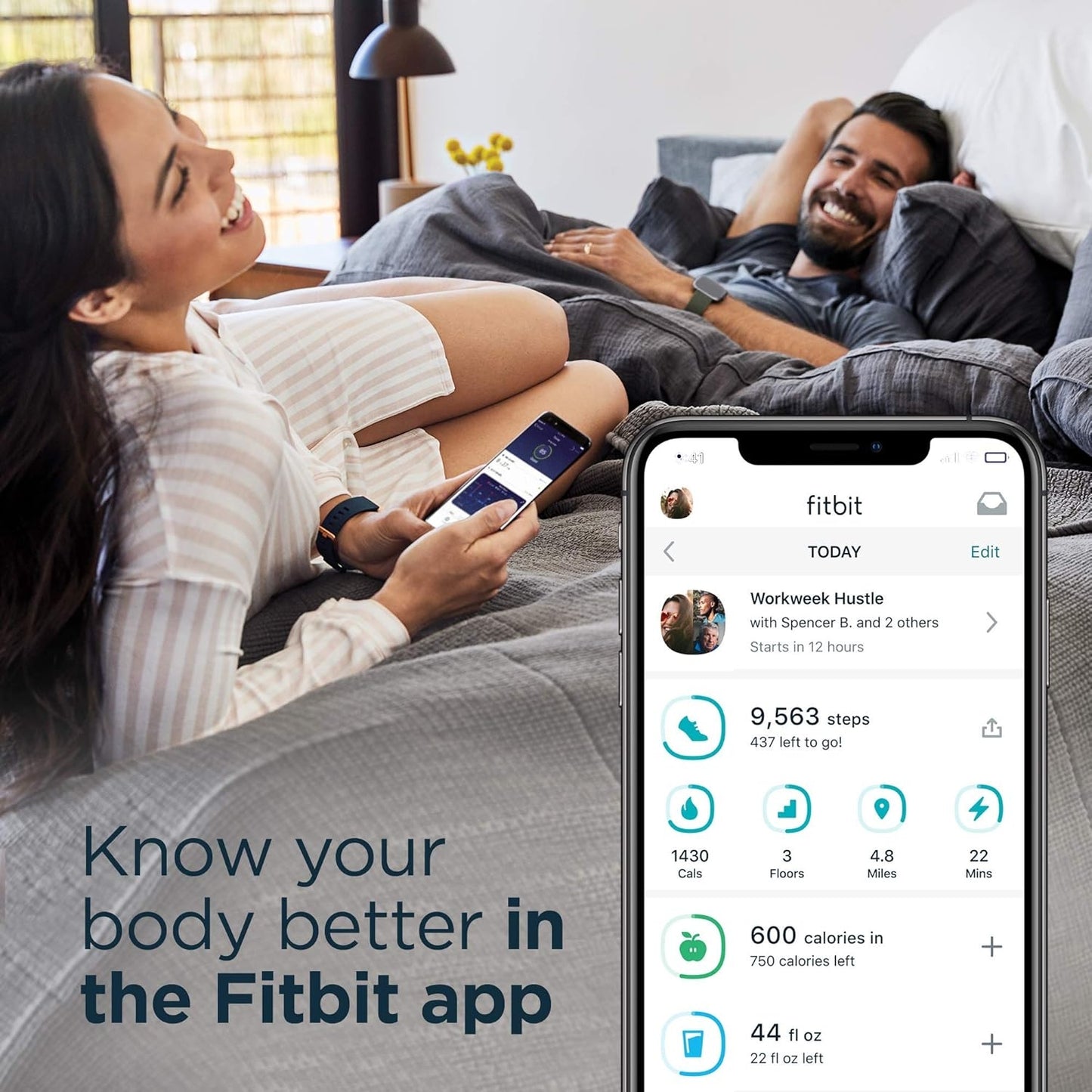 Fitbit Versa 2 Smartwatch Bundle with Small and Large Bands Black FB507BKBKLBNDLB