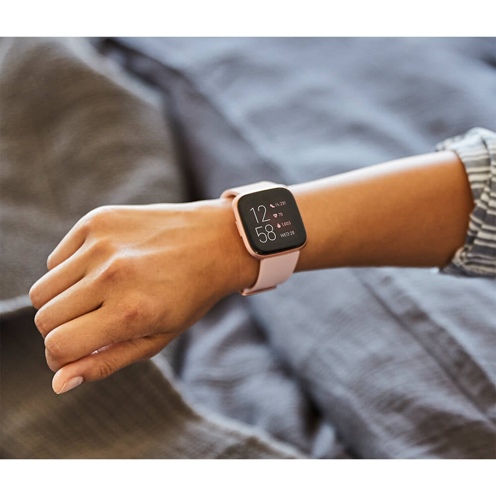 Fitbit Versa 2 Health and Fitness Smartwatch Copper Rose FB507RGPK