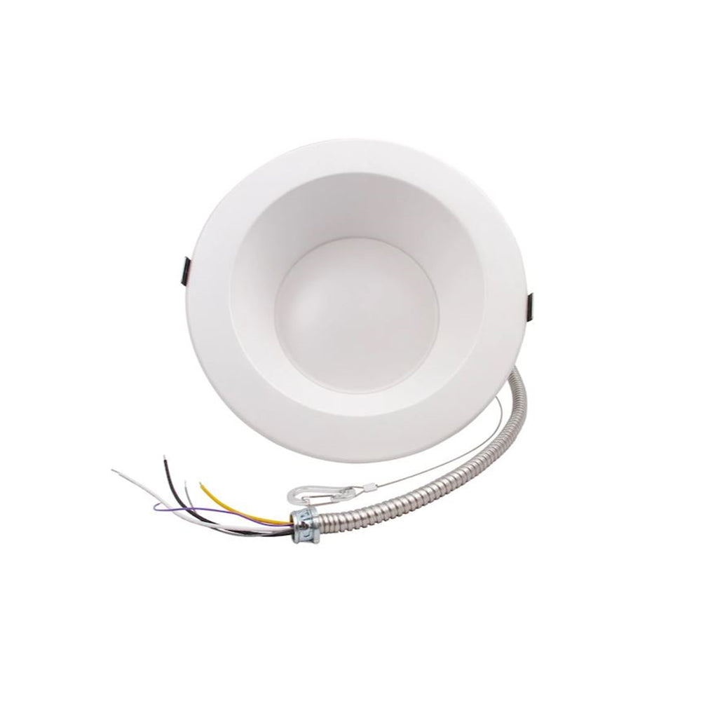 Luminance Sunset Lighting F9618-30 Pro Fixture ES Led 9.5in Downlight, Aluminum Dimmable with White Finish