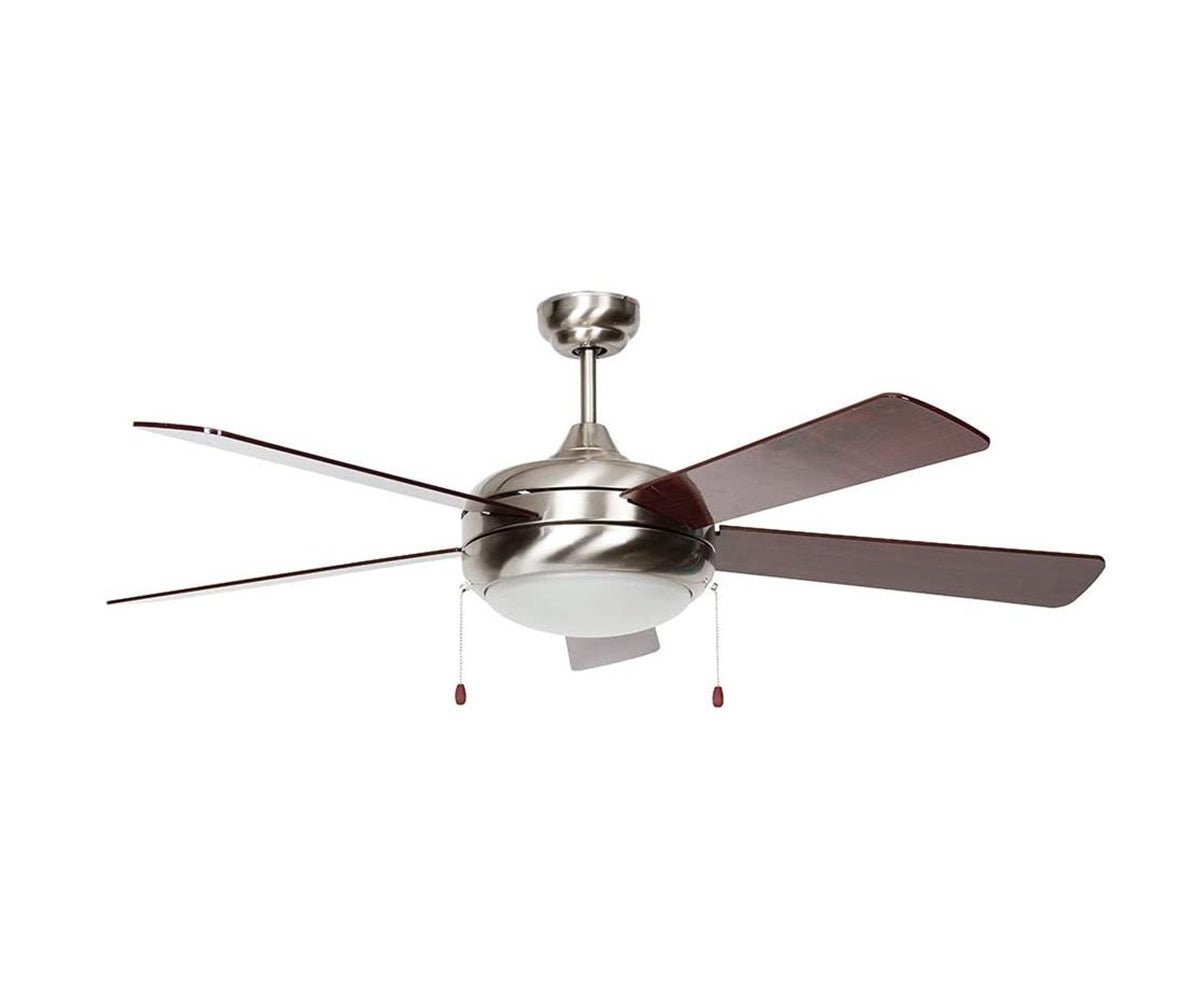Concord Fans Ceiling Fan, Black Gloss/Rosewood Gloss - 52SAX5ST-LED