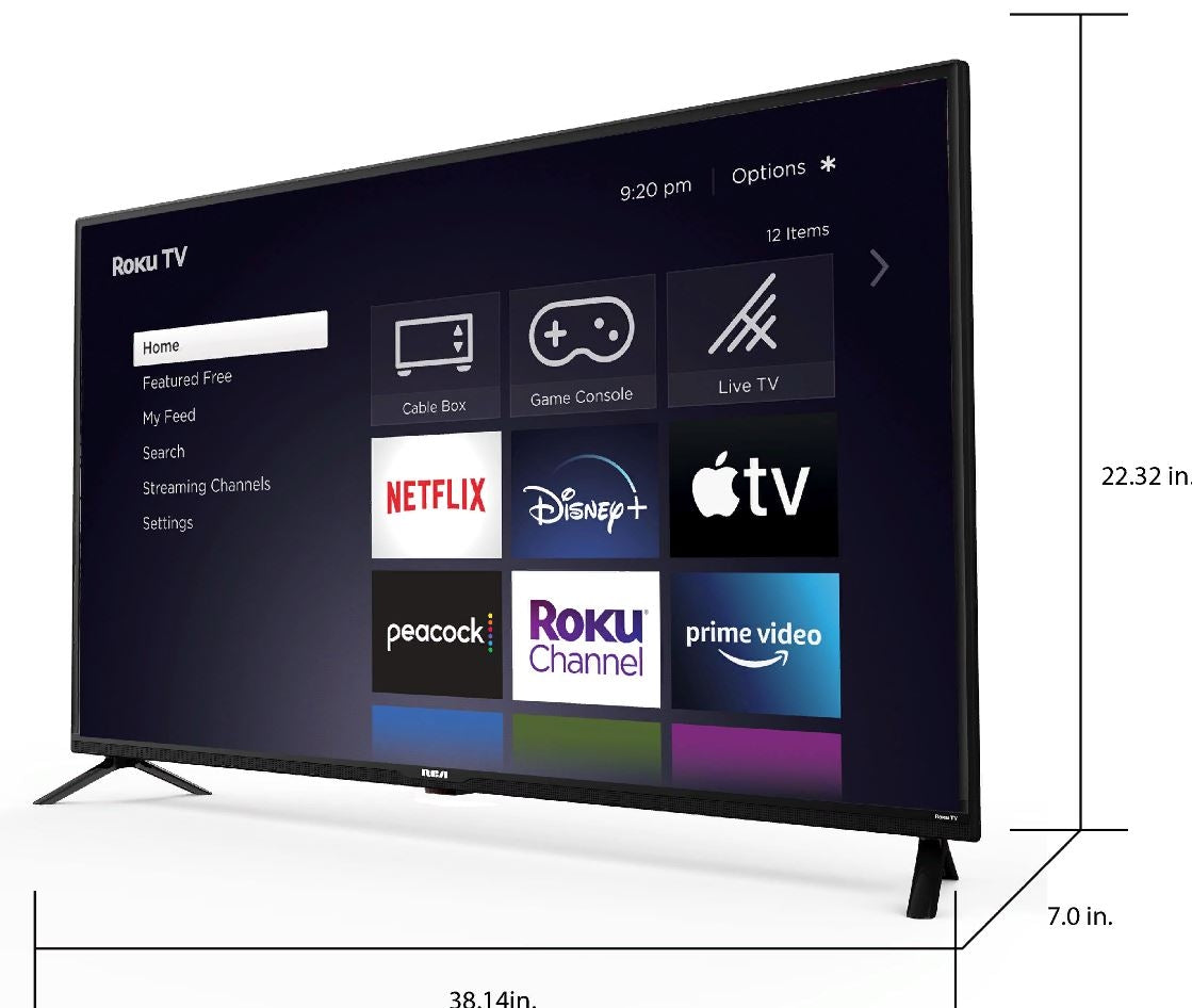 RCA 43" Class FHD 1080P Roku Smart LED TV RTR4360