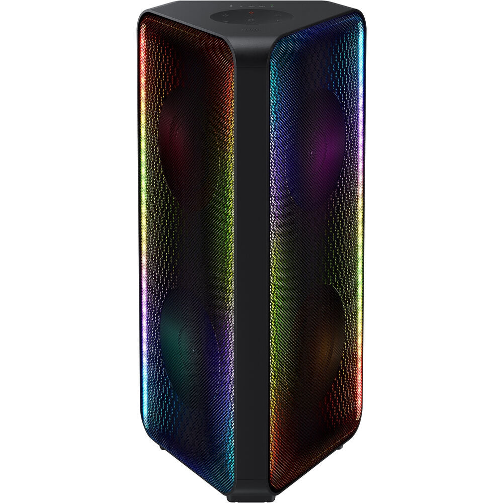 SAMSUNG MX-ST40B Sound Tower High Power Audio, 160W Floor Standing Speaker, Bi-Directional Sound, Built-in Battery, IPX5 Water Resistant