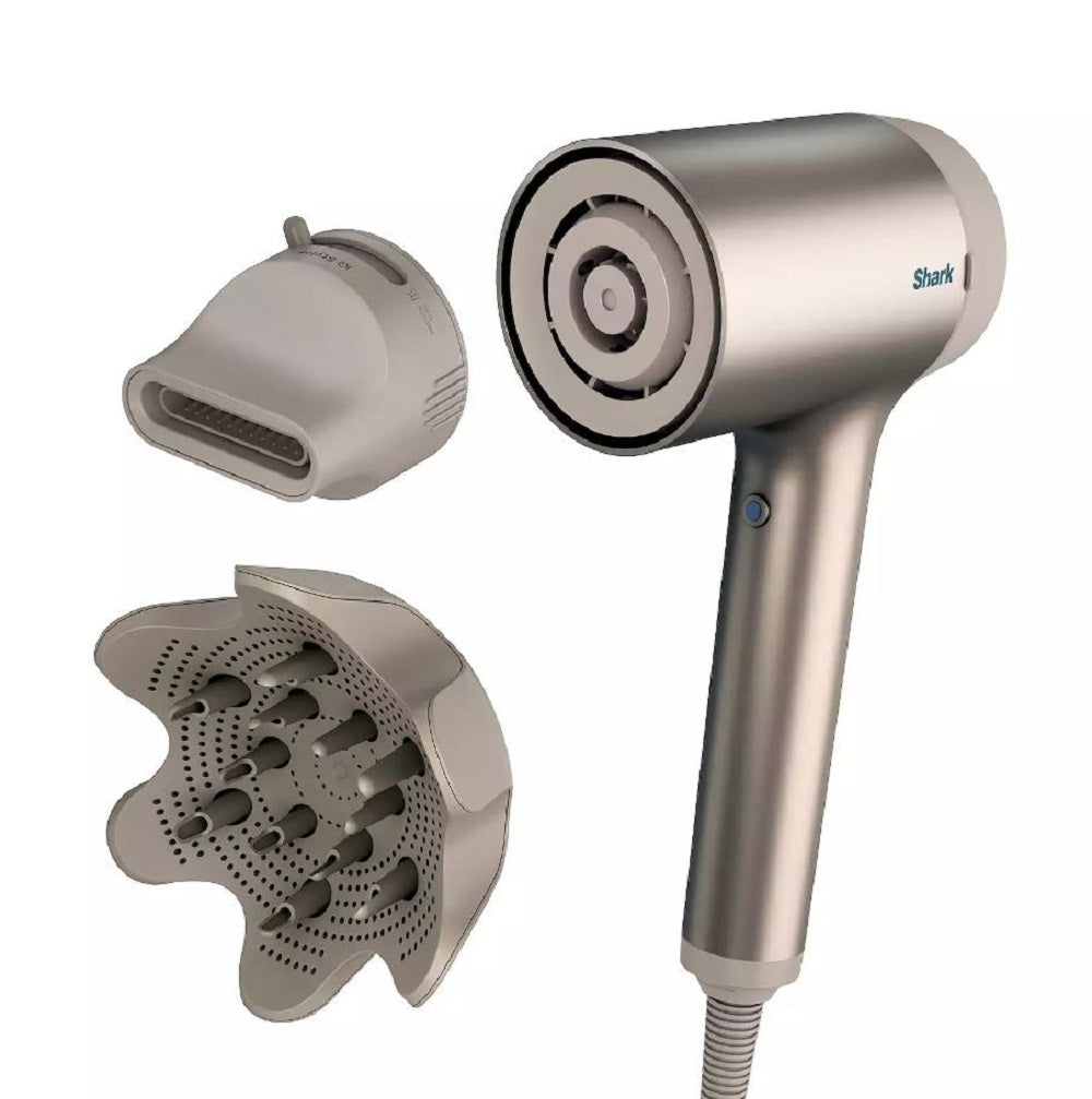 Shark Hair Blow Dryer HyperAIR Fast-Drying IQ 2-in-1 - HD113BRN