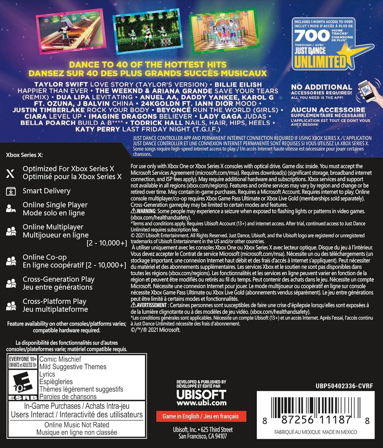 Just Dance 2022 - Xbox Series X, Xbox One UBP50402336