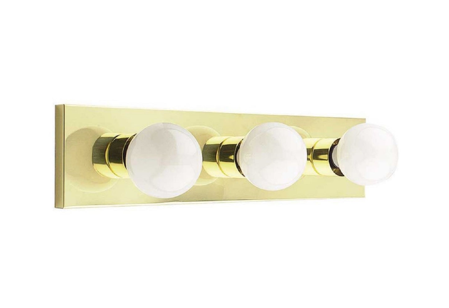 Sunset Lighting 18" 3-Light Vanity Dimmable Polished Brass Finish F2252-10
