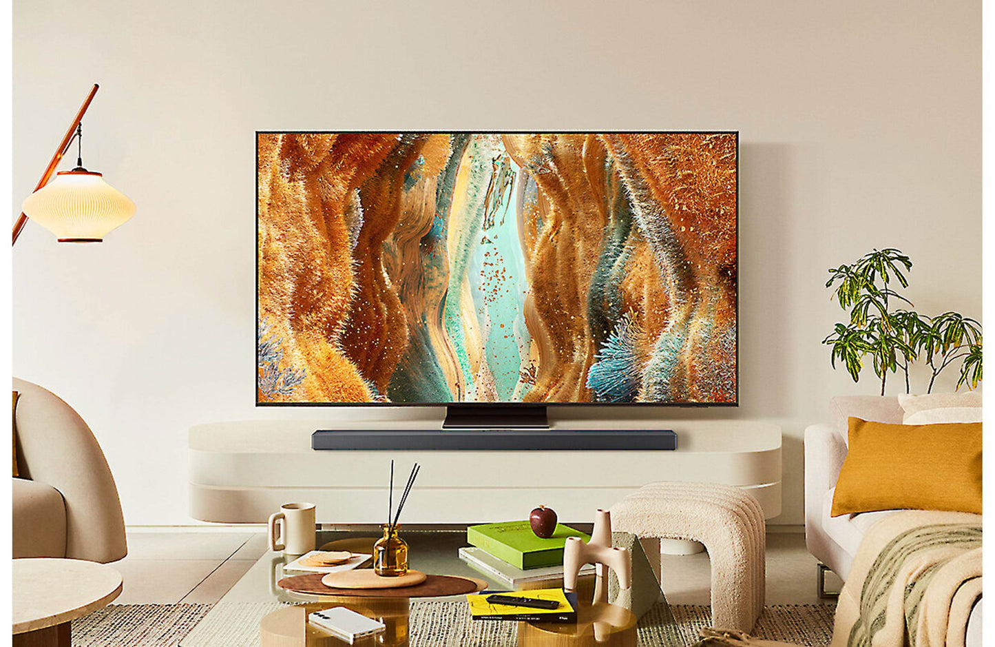 Samsung 65" QN70F Neo QLED 4K Vision AI Smart TV, NQ4 AI Gen2 Processor, Freesync Premium Pro, Q-Symphony QN65QN70FDF