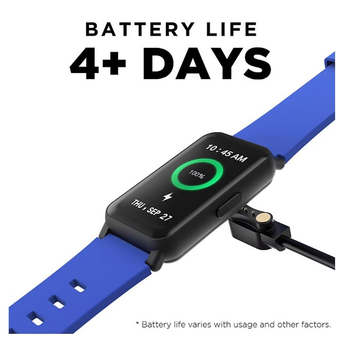 iTouch Active 4 Unisex Blue Smartwatch Fitness Tracker TC4S01-G06