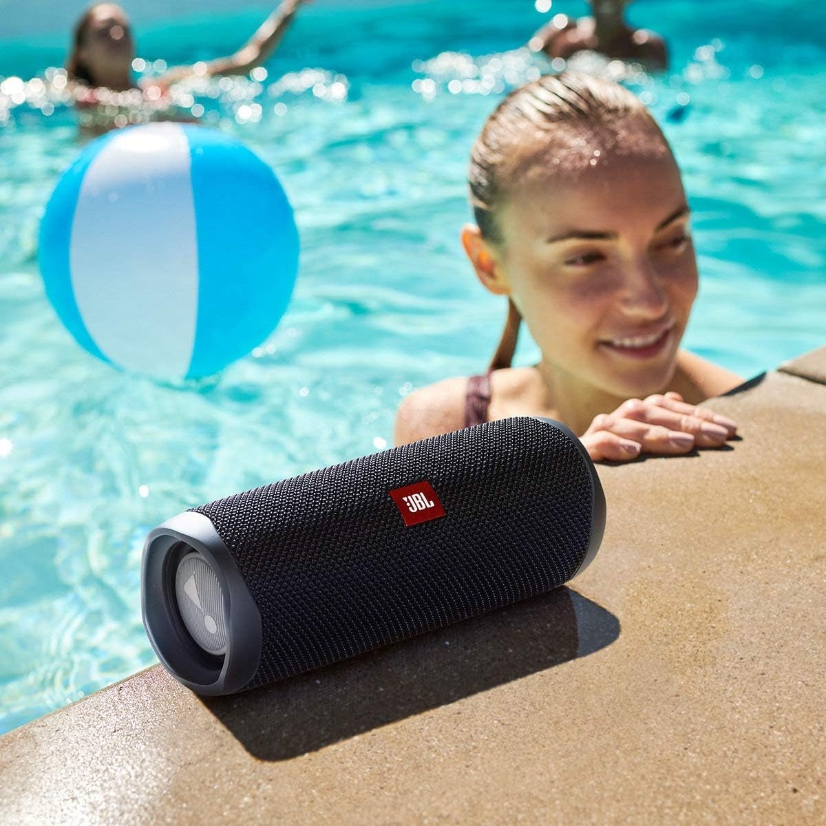 JBL Flip 5 Waterproof Portable Bluetooth Speaker - Black JBLFLIP5BLKAM