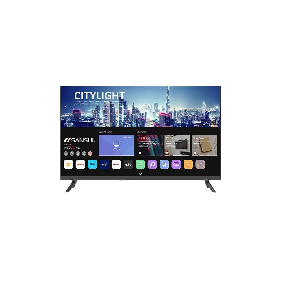 Sansui 40" VA Series 1080p Frameless Design Smart TV w/ Dolby Vision HDR, Dolby Atmos, S40VAFW