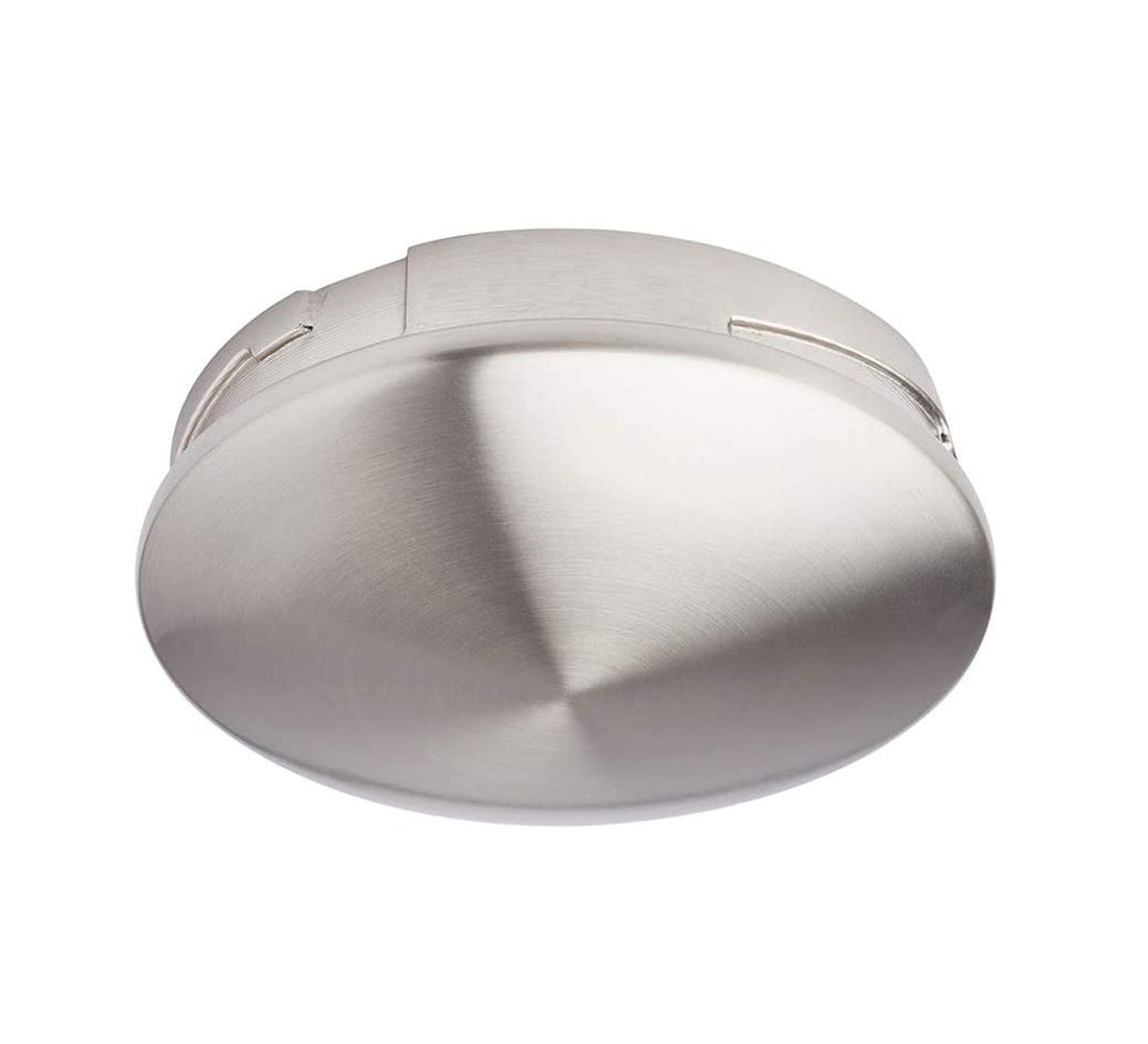 Luminance CP515BS Kathy Ireland Home Dorian Eco No-Light Plate, 6.84", Brushed Steel