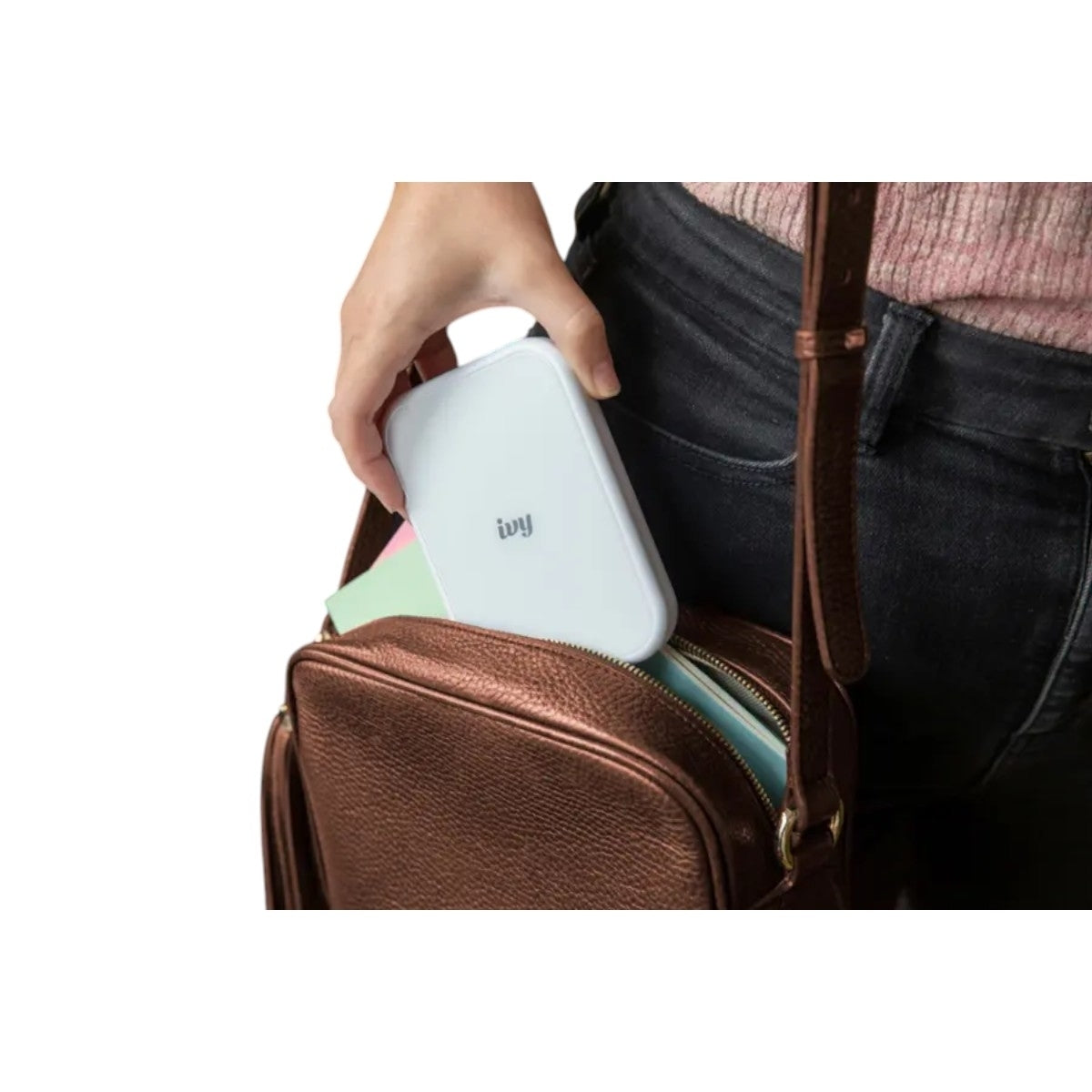 Canon Ivy 2 Mini Photo Printer (Pure White) - Bluetooth, Print from iOS & Android Devices 5452C033