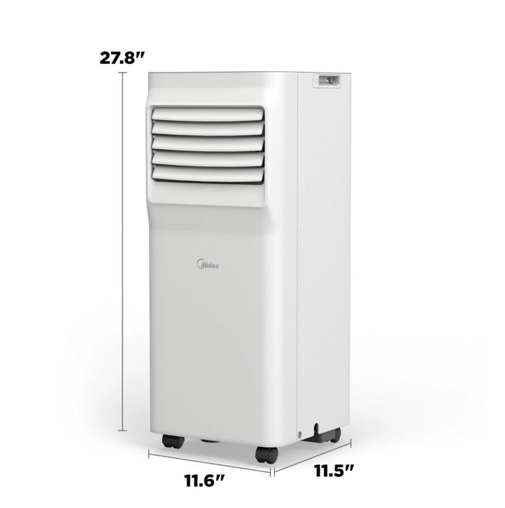 Midea 5,000 BTU Portable Air Conditioner with ComfortSense Cools up to 150 sq. ft. MAP05R1AWWT-T