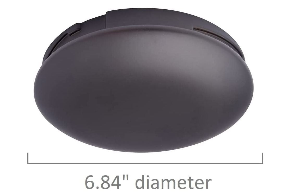 Kathy Ireland Home 6.84" Dorian Eco No-Light Plate, Oil Rubbed Bronze - CP515ORB