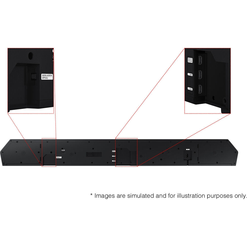 Samsung 656W 11.1.4-Ch 656W Dolby Atmos Soundbar System HW-Q990D/ZA