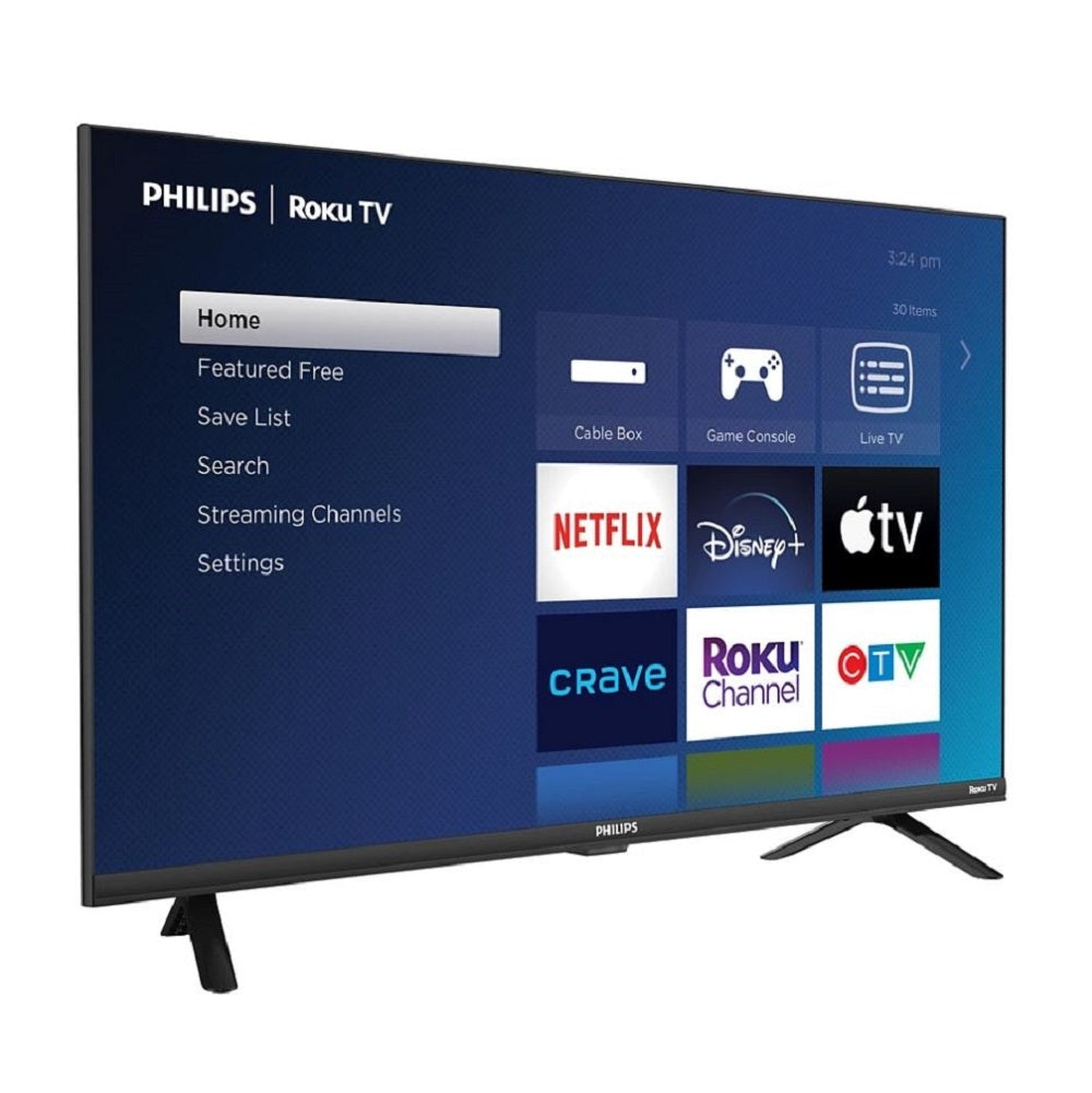 Philips 32" 720p HD Roku Smart TV 32PFL4674/F, Alexa Compatible