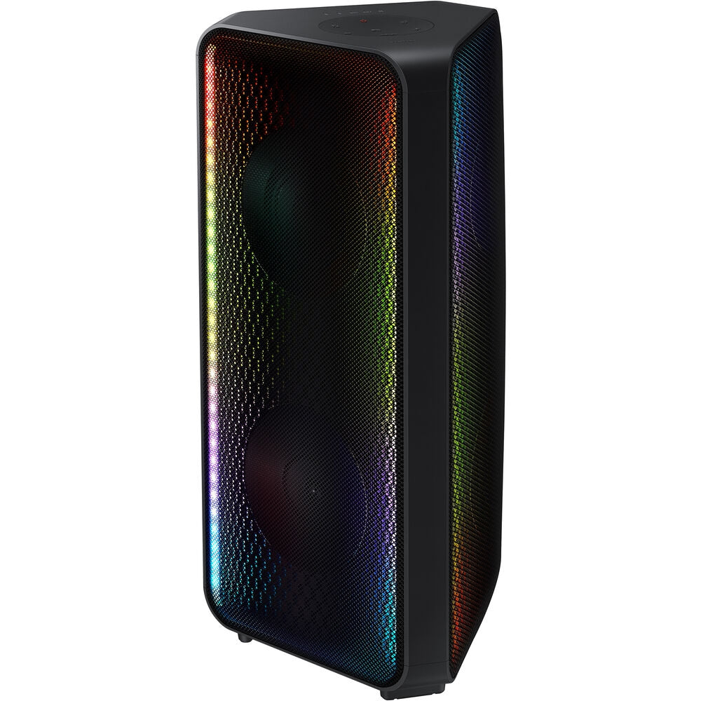 SAMSUNG MX-ST40B Sound Tower High Power Audio, 160W Floor Standing Speaker, Bi-Directional Sound, Built-in Battery, IPX5 Water Resistant