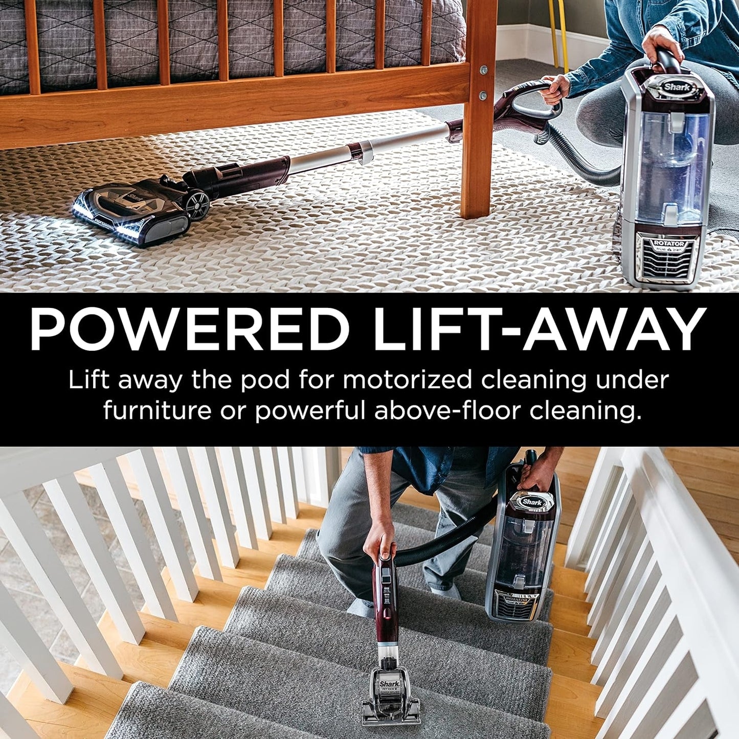 Shark NV752 Rotator Powered Lift-Away TruePet Upright Vacuum w/ HEPA Filter